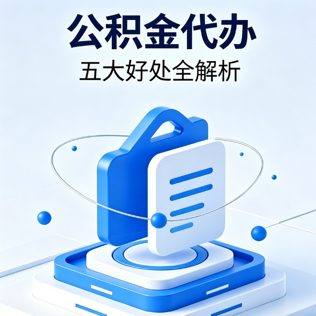 扬州公积金代办到底值不值？这5大好处让你少走弯路